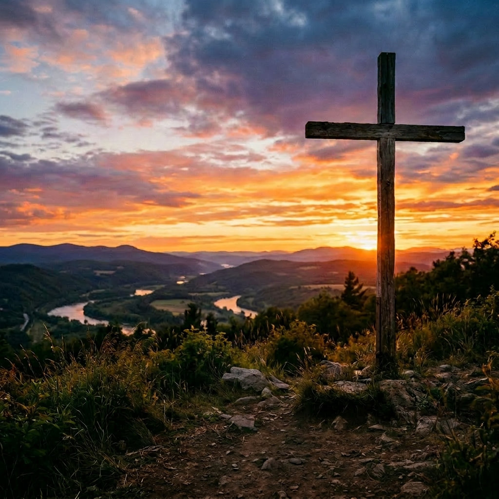Remove heart from cross and head from ground